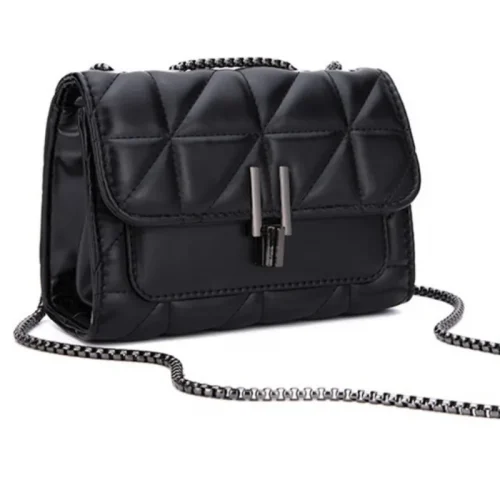 Women's Versatile Chain Bag 2024 New High-end Fashion Shoulder Bag Light Luxury Diamond Embroidered Messenger Bag Bag Women